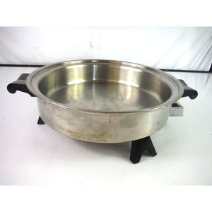 Saladmaster 7817 Electric Skillet Fry Pan 11 Inch No Lid Or Cord Great Condition